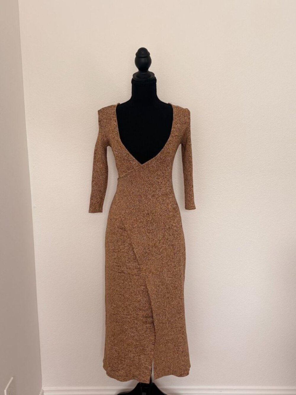 Solid & Striped wrap knit dress in size XS 🤎